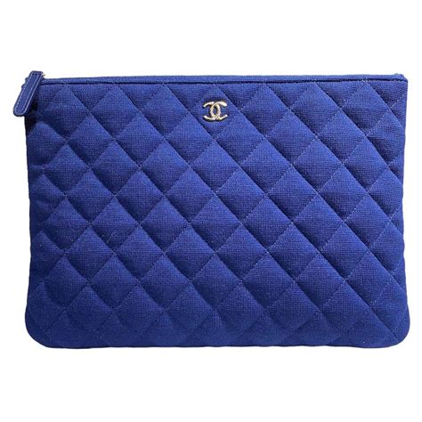 chanel blue satin blog|Clutches .